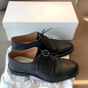 Maison Margiela black NuBuck Derby shoe size 43/10